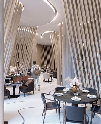 Restaurant. Elizovo airport