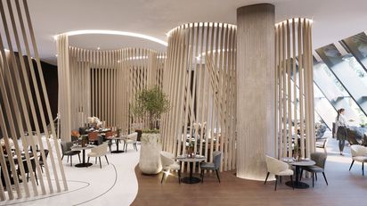 Restaurant. Elizovo airport