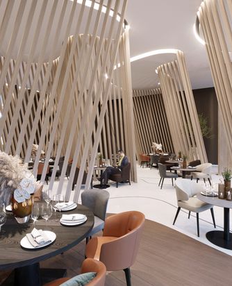 Restaurant. Elizovo airport